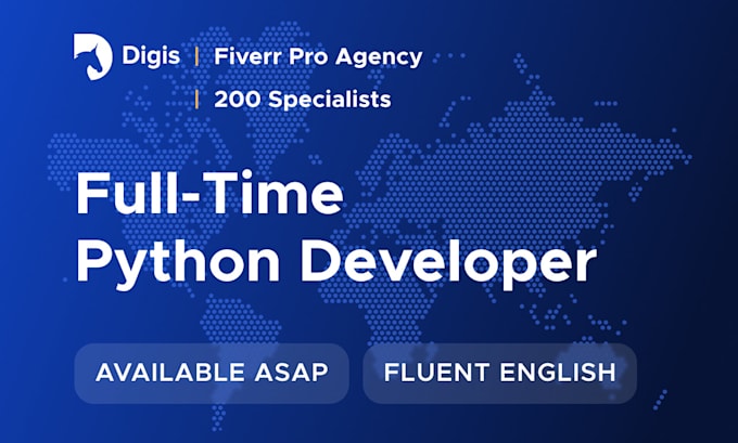 provide a full time python developer