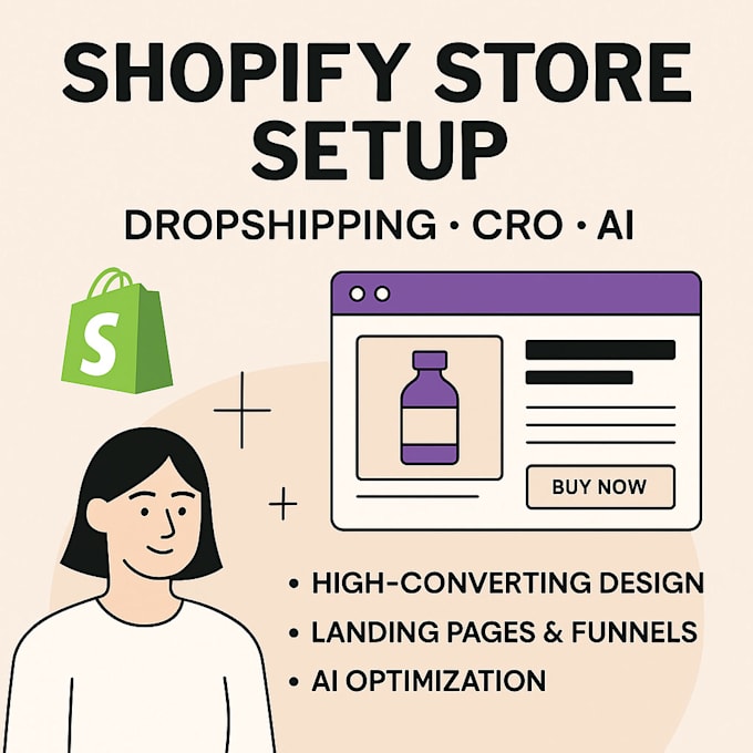 Build a high converting shopify dropshipping store with cro and ai ...