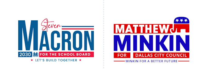 design creative unique political campaign logo