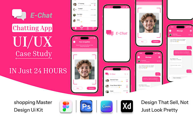 do a detailed UI UX case study for your app in figma