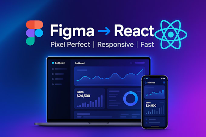 convert figma xd to responsive react site
