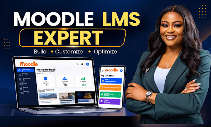 design and upgrade moodle lms website moodle course customization moodle