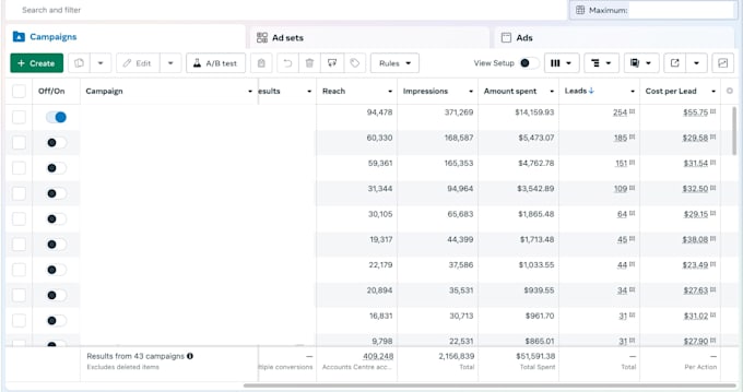 run targeted meta ads to generate leads