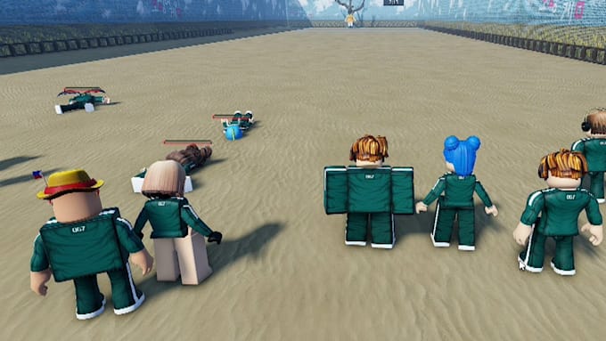 develop roblox squid game, roblox script, build full roblox game creation