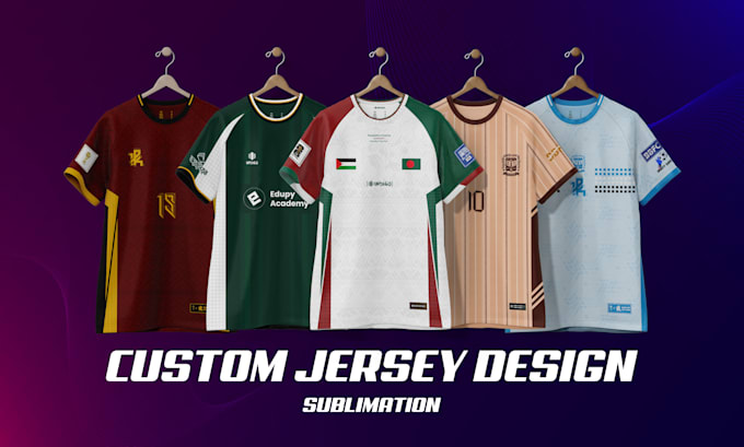 do custom sports jersey design or sublimation design