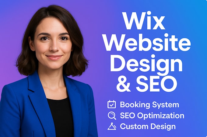 design a professional german wix website booking, SEO full customization