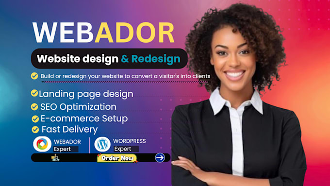 design webador website webador redesign and hostinger website design