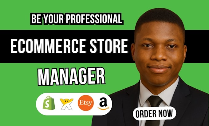 setup and manage your ecommerce store on etsy amazon and shopify