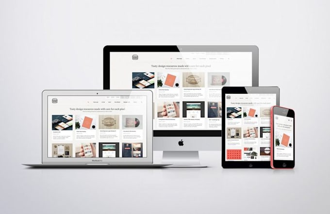design digital product mockup bundle, online course cover