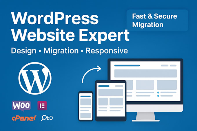design, develop, and migrate responsive wordpress websites