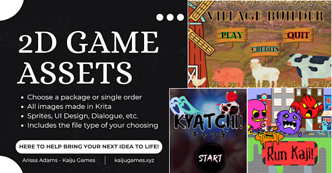 create 2d assets for your game