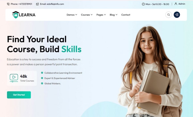 design squarespace online course lessons modules sales page checkout system