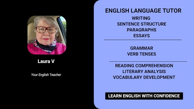 be your english writing, reading, grammar, vocabulary tutor