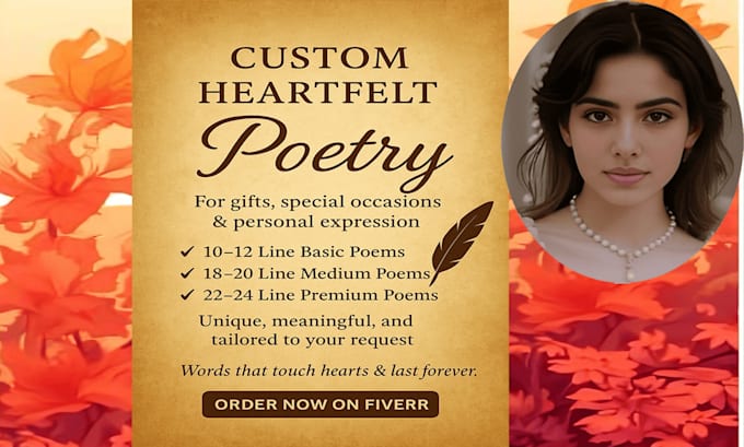 create original and meaningful poetry for you