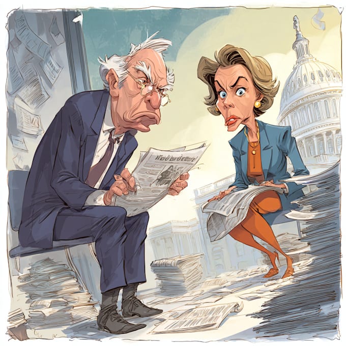 create political and editorial cartoons