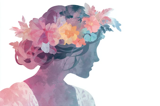 create a custom watercolor illustration