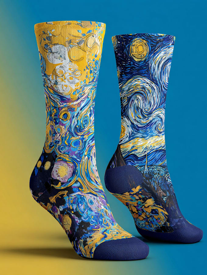unique socks design creative socks pattern for your brand