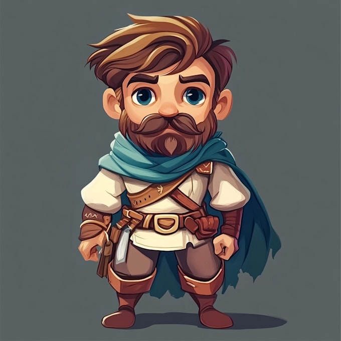 design simple 2d game characters