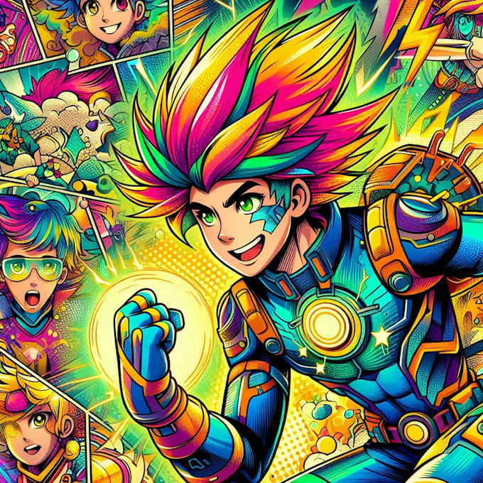 design characters and comic books