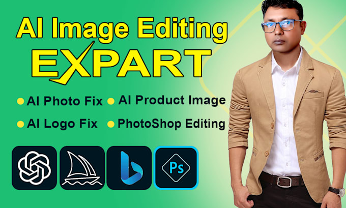 fix ai image, art, flaws, logo with pro editing like magic