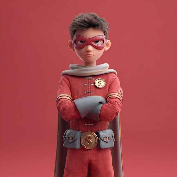 draw superhero character for you