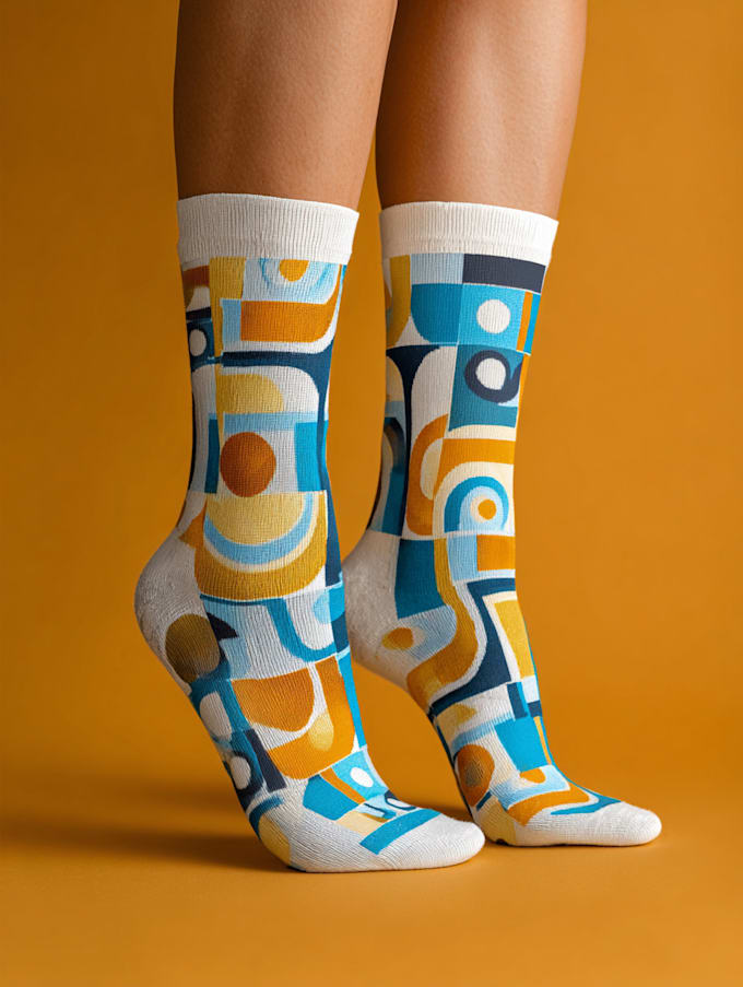 Draw unique and eye catching sock designs by Louisdelgado_ | Fiverr