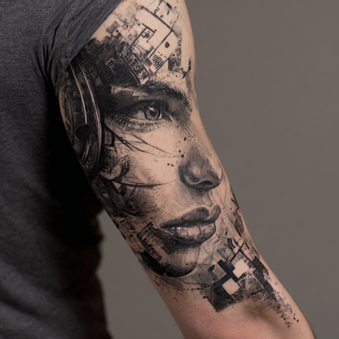 creative design for sleeve tattoo