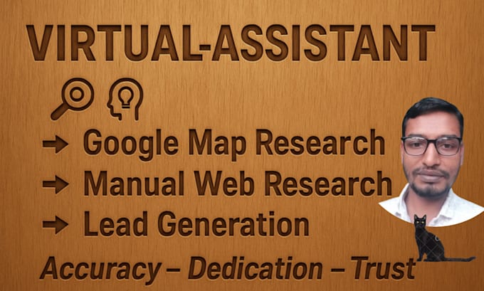 do google map research, and manual research