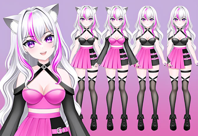 custom live2d vtuber model nsfw anime vtuber rigging streaming vtuber avatar