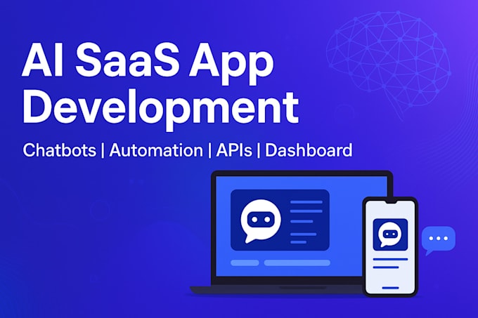 develop chatgpt ai saas app, ai chatbot, web app, or ai software