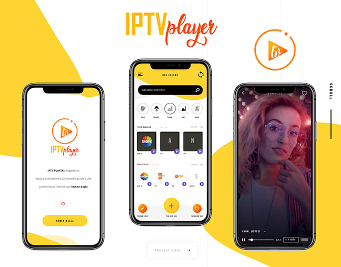 develop a custom iptv app with secure login, epg, vod, catch up and admin panel