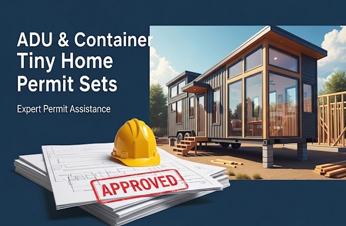 Expertly design adu, container tiny homes matterport permit set for ...