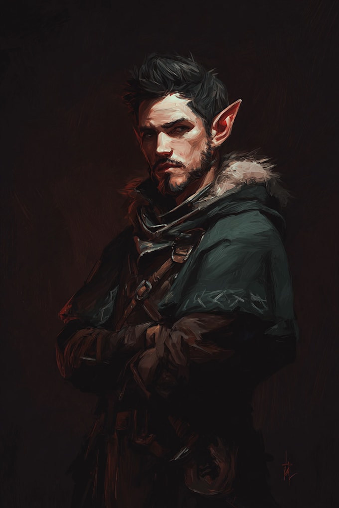 do fantasy scifi custom characters and concept
