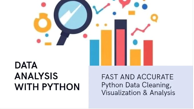 do python data analysis, cleaning and visualization