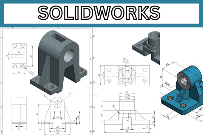 Do industrial product design, 2d drawing, 3d render 3d cad models in ...