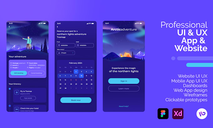 ui UX design, website, dashboard, and mobile app UI design