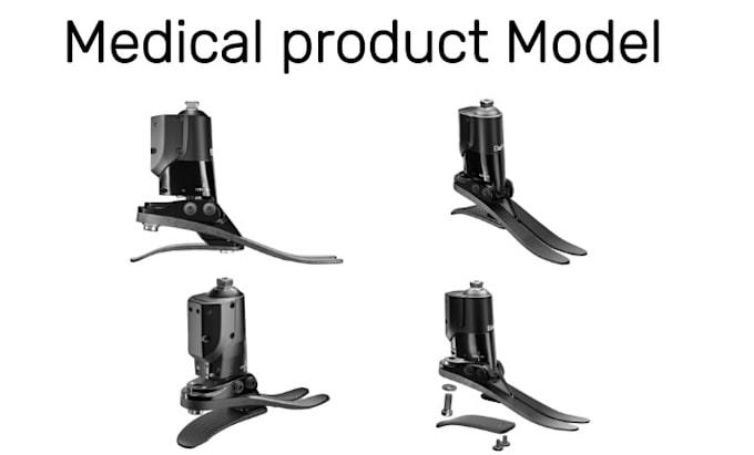 medical 3d product design,prototype model,prosthetics,implants,devices,step,stl