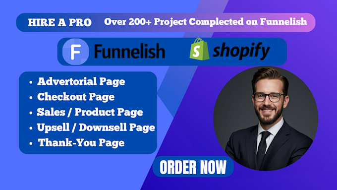 clone shopify funnelish advertorial, product, sales and squeeze pages