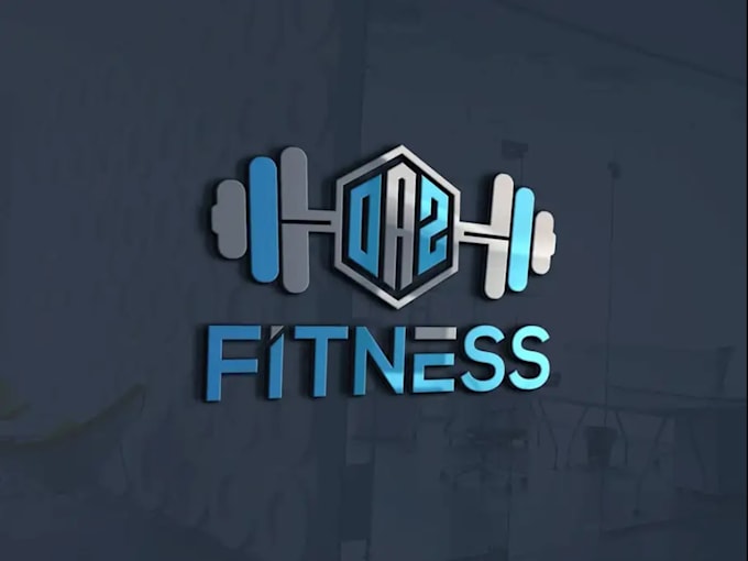 design health and fitness, yoga,meditation and wellness logo