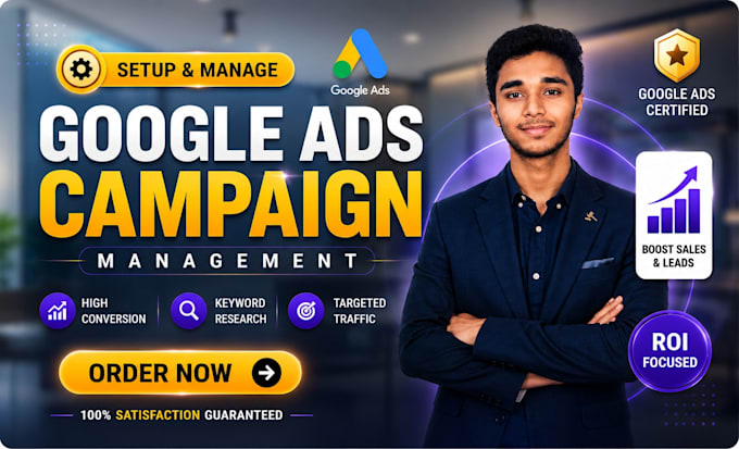 setup and manage google ads ppc campaigns ad manager and ga4 ecommerce tracking