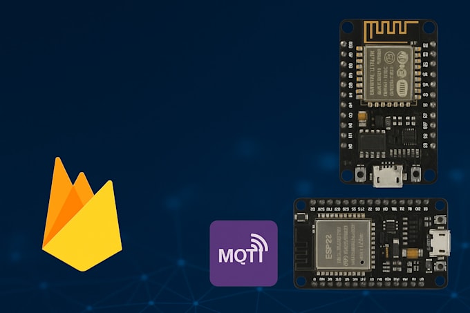 build iot projects using esp, arduino with firebase and mqtt
