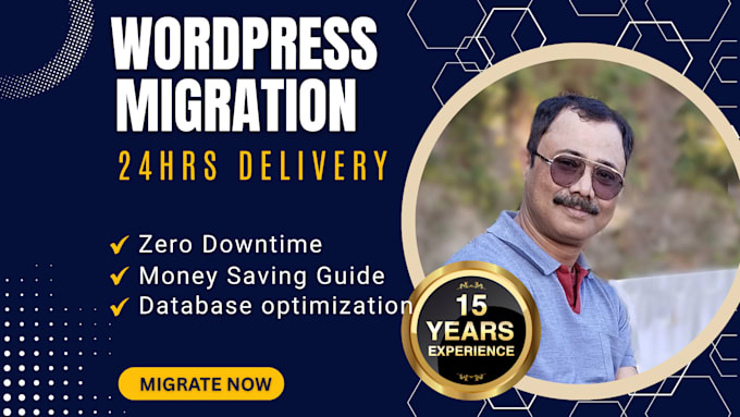 do 1 day wordpress backup, migrate, website transfer with zero downtime