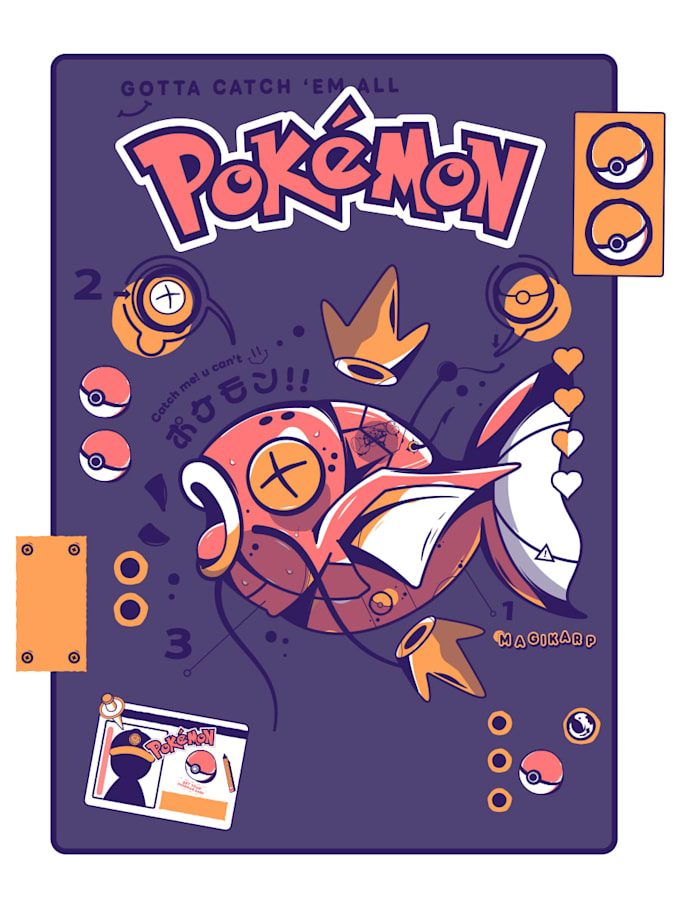 draw your custom pokemon character or fan art