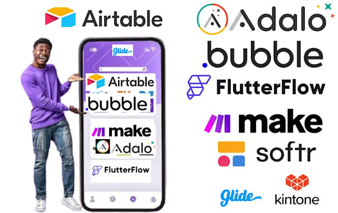 be your fix airtable, database, automation, client portal, glide, adalo,kintone