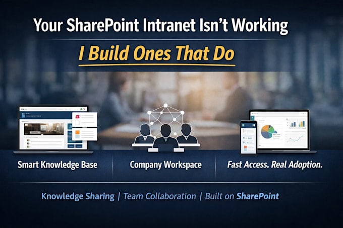 build a structured intranet website and employee portal on sharepoint