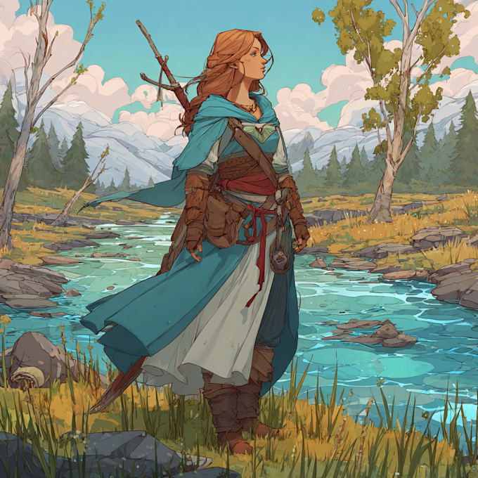 paintfantasy or scifi characters or full dnd party