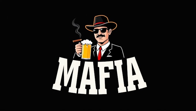 make a high quality mafia logo design with unlimited revisions
