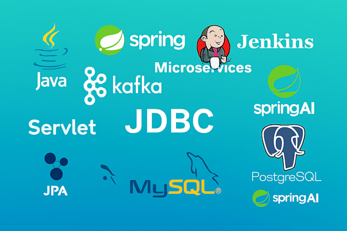 develop java application, restful apis and microservices using spring boot