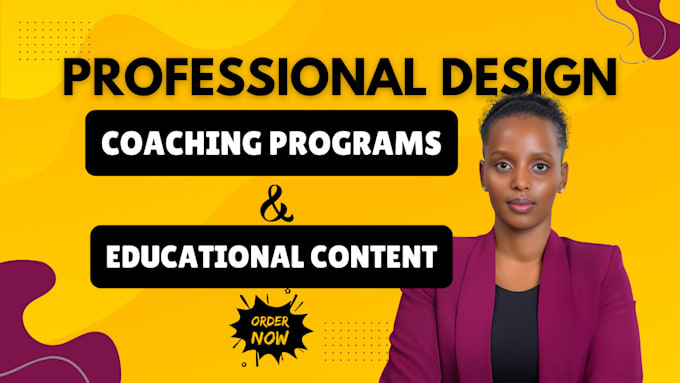 professionally develop content for coaching and educational programs