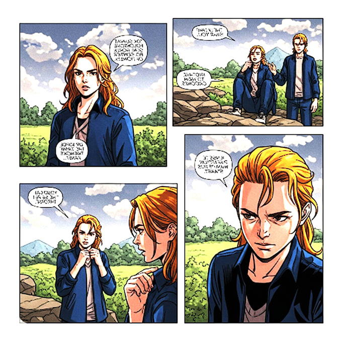 draw comic art illustration and portrait in a comic style